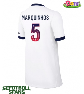 Paris Saint-Germain Marquinhos #5 Bortatröja Kvinnor 2026-27 Kortärmad